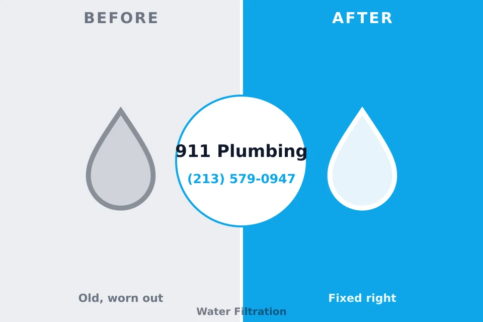 Before and after: plumbing company Elmsford, NY